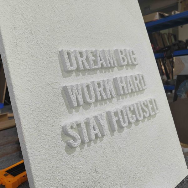 Handpainted 3D White Painting Relief Geometryczny Cubes Artwork Oil Painting Enthusiasts