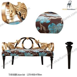 2 Seater leisure chair antique wooden leisure chair TI-008