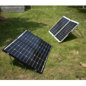 120W 200W Outdoor Solar Foldable Solar Panels , Portable Folding Solar Panels