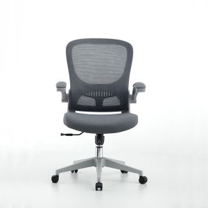 Adjustable Grey Mesh Swivel Executive Foam Ergonomic Office Chair for Home/Hotel