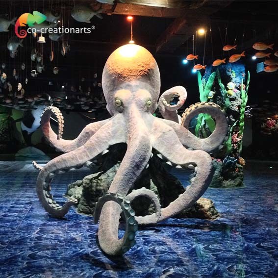 Buy 2.2 meters Large Animatronic Octopus Statue at wholesale prices