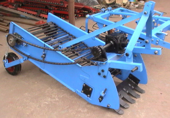 Model 4U harvest of yams