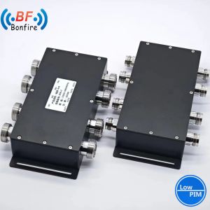 100W 617-3800MHz DIN-Female 4 in 4 out 7dB Hybrid Coupler Combiner for Ibs