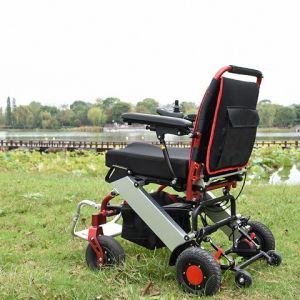 Aluminium Lightweight Folding Powered Wheelchair 100KG Load