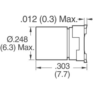 EEE-FK1C221XP SMD Ferrite Bead Aluminum Electrolytic Capacitors / FK