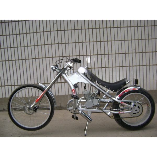 23kg Weight 24inch Gas Motor Chopper Bike for Adult 48cc Engine and CE Certification