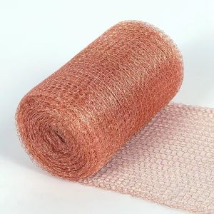 40 Mesh 100% Copper Mesh Rolls Lightweight For Industrial