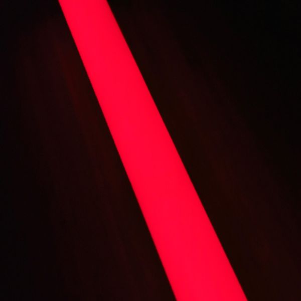 Suspended Aluminum LED Strip Extrusions Anodized 30mm Round 270 Degree