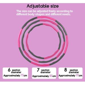 8 Knots Removable Fitness Hula Hoop For Fat Burning