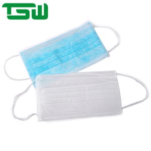 Breathable Single Use Disposable Face Mask With Elastic Earloop