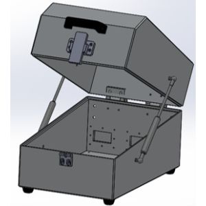 Automatic Clamshell Hatchback Pneumatic Shielded Enclosures Durable Manual