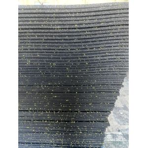 NR Thickness 15mm-50mm Gym Waterproof Rubber Mat 50 X 50cm Fitness Mat Home