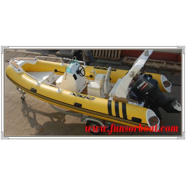 Popular Motorized Inflatable RIB Boats With EU CE Approved RIB520C