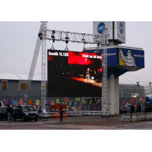 Quality P4 Outdoor Advertising Full Color LED Poster Screen Iron/Steel Housing for sale