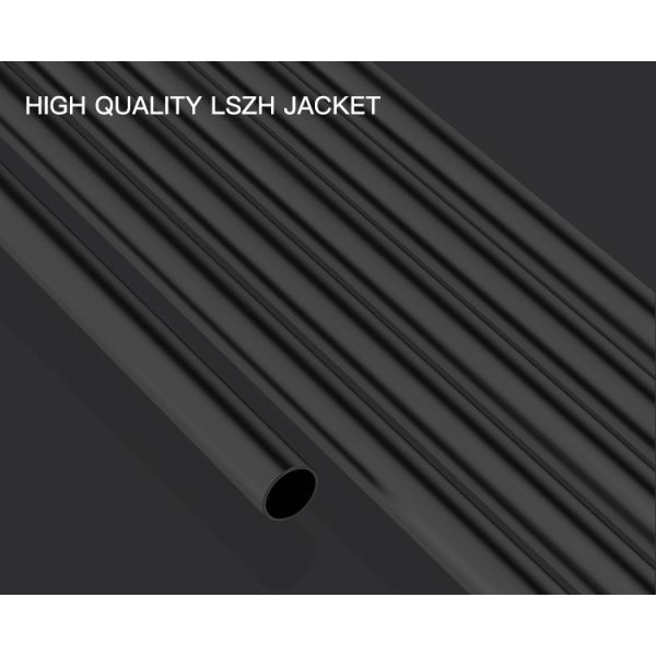 LSZH/PVC Fiber Optic Patch Cord Cable 1/2/3km Plywood Drum Ftth Drop Cable