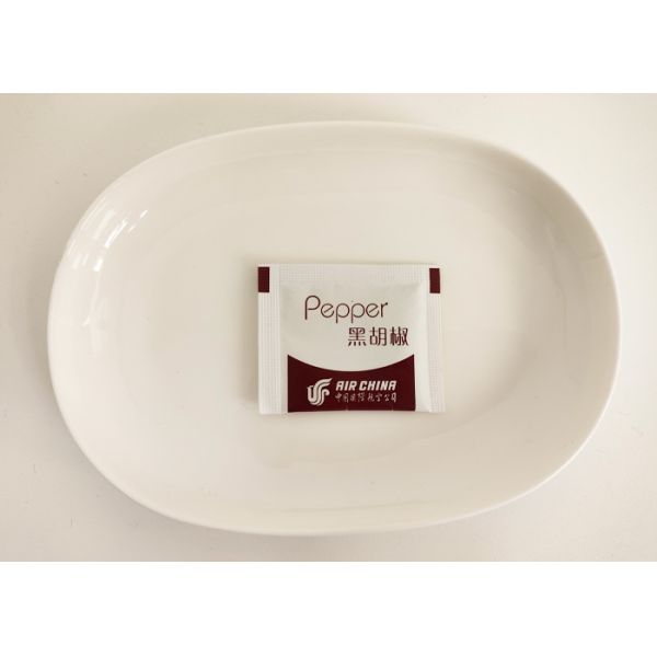 Black Pepper Condiment Packets Customized Weight Storage 18 Months Shelf Life