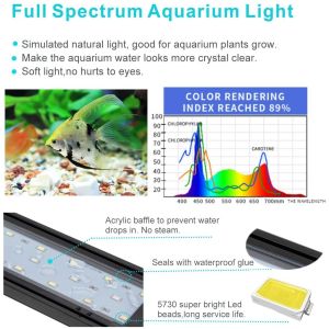 Aluminum Shell 9 Watt Planted Aquarium Lighting