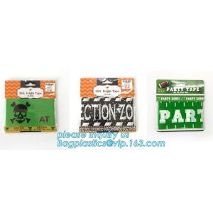 Halloween Birthday Party theme warning caution PE tapes for event decoration
