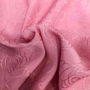 Abstract pattern 140cm 100% Viscose Jacquard Satin Fabric Jacquard Dress