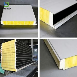 Fireproof Heat Preservation Sound Insulation Rock Wool Sandwich Panel Wall And