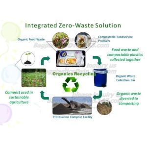 En13432 Certified Custom Printed Wholesale Biodegradable Compostable Plastic