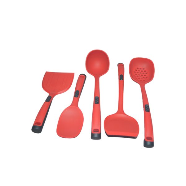 BPA Free 5 Pieces Silicone Spatula Kitchenaid Cooking Utensils Set Heat Resistant