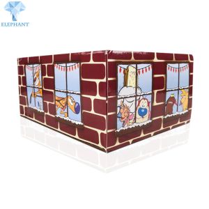 Recyclable 2mm Kraft Paper Gift Box Eco Friendly Corrugated Boxes Offset