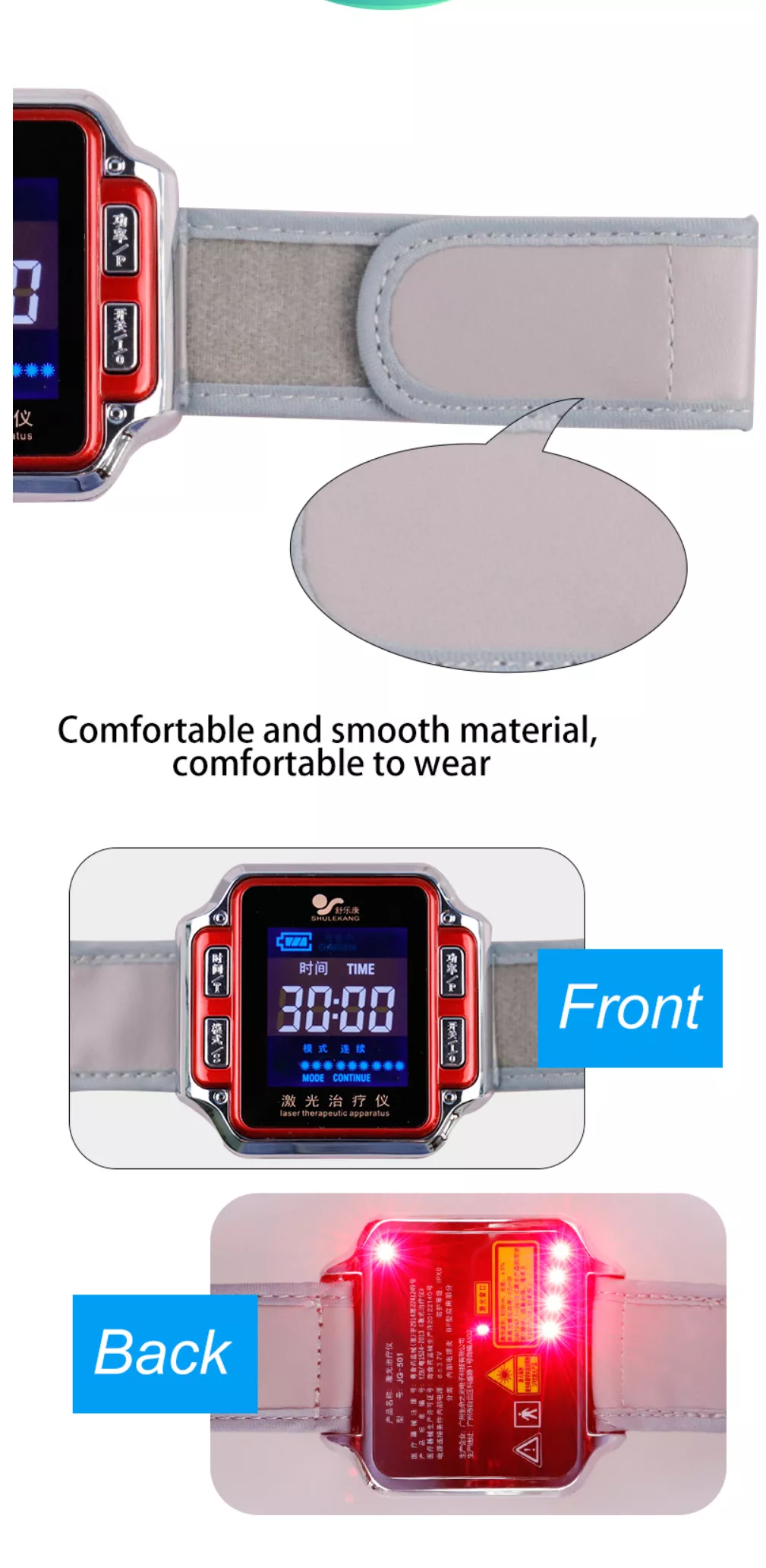 Portable Physical Laser Therapy Device Physiotherapy Medical Equipment For Diabetics