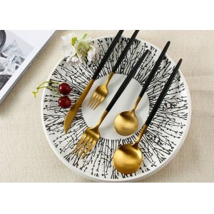 SGS 5pcs Stainless Steel Cutlery Knife Fork Spoon Set