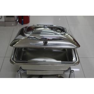 Contemporary Stainless Steel Cookwares / Chafing Dish Buffet Set Rectangular