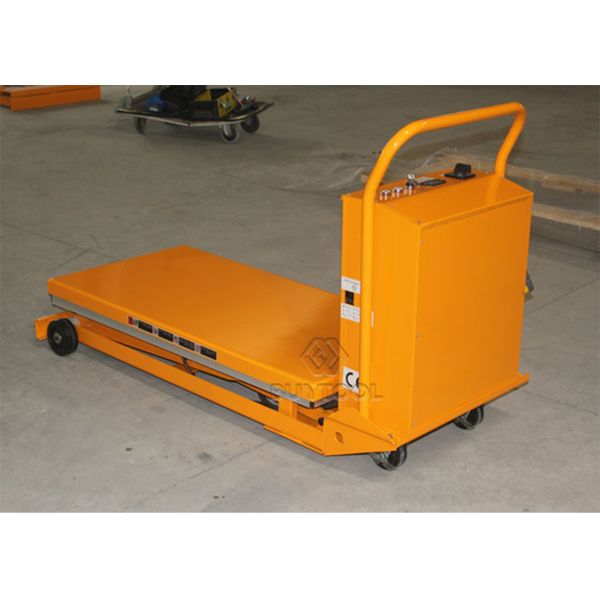 800w Small Portable Scissor Lift Jack Mobile Hydraulic Platform 916x610mm