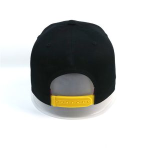 Embroidered Washing Baseball Caps With Plastic Back Closure Buckle