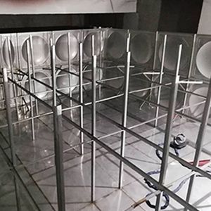 SUS304 316 Weld Square Cubic Rectangular Anti-Rust Water Tank
