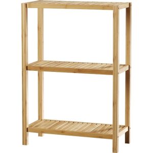 Quality Professional 3 Tier Wooden Bathroom Shelves 31.5&quot; H X 22.1&quot; W X 10.25&quot; D for sale