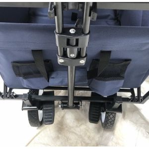 Collapsible Folding Outdoor Utility Wagon With Brake