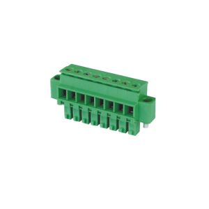 PA66 3.50mm Pluggable Terminal Blocks Connector Female Green