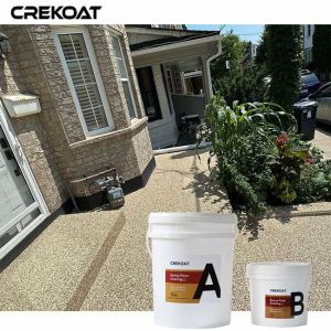 China UV Stable Polyaspartic Floor Coating To Prevent Discoloration And Yellowing on sale