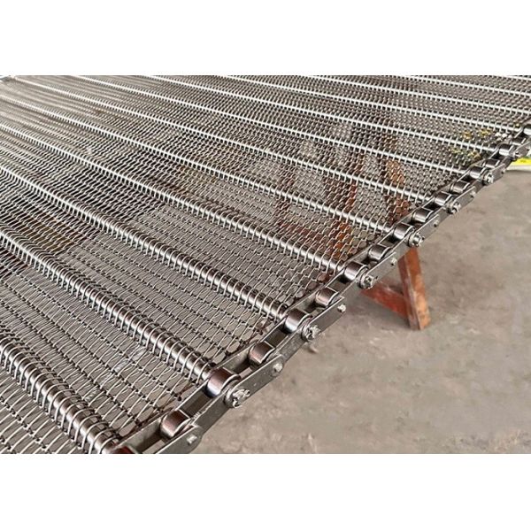 Durable High Temperature Resistant 304 Stainless Steel Conveyor Belt with 2-3mm