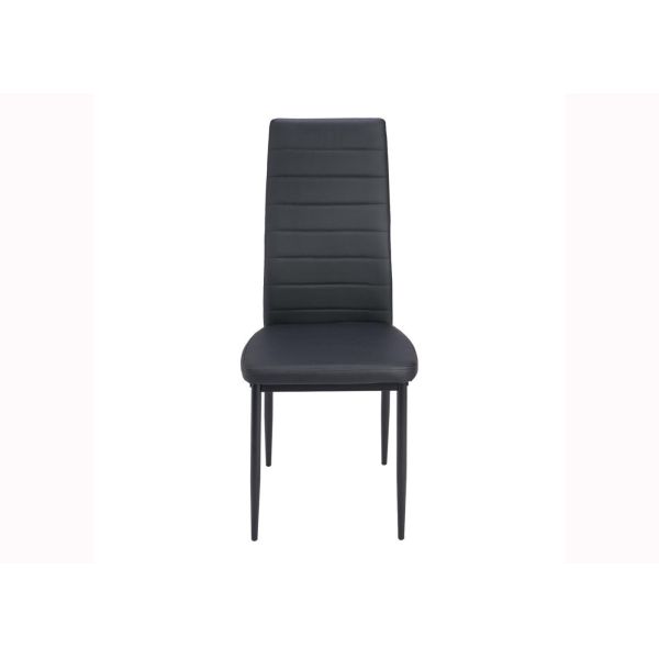 Buy Stackable Kitchen 23KGS Black High Back Dining Chairs at wholesale prices