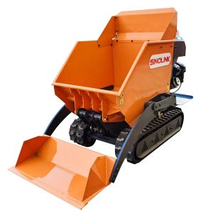 Quality High Tip Mini Dumper Manual Digger 0.5t Gasoline Engine for sale