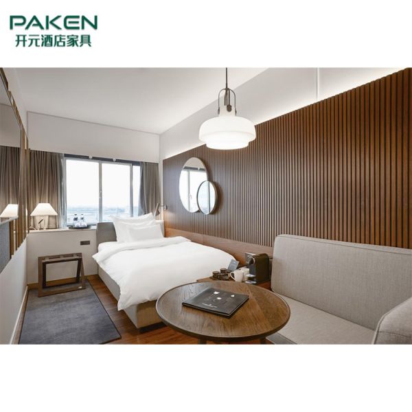 Buy Walnut Veneer Small Guestroom Set at wholesale prices