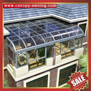 high quality prefabricated solar garden park aluminum alloy transparent glass