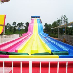 Theme Park Custom Highspeed Water Slides for Adults ,Colorful Water Slides for