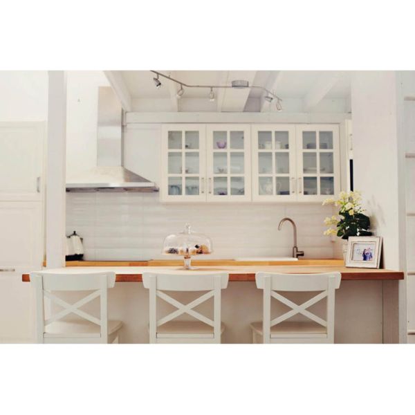 Wood Mdf Kitchen Cabinets Custom Furniture With Modern Simple Design