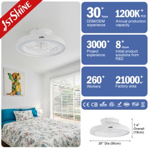 Home Office LED Ceiling Fan with Dimmer Support and Low Energy Consumption 6