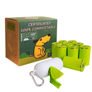 hot selling 100% biodegradable d2w dog poop bag