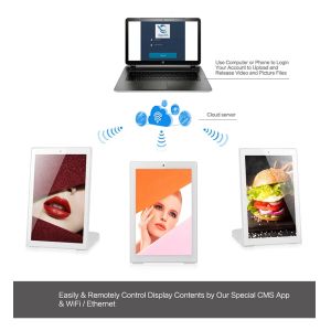 13.3inch RK3568 L shape desktop android tablet pc POE business kiosk restaurant