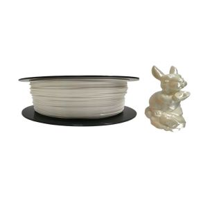 1.75mm 2.2lb 1kg PLA Silk White 3D Printing Plastic Silk Filament For Filament