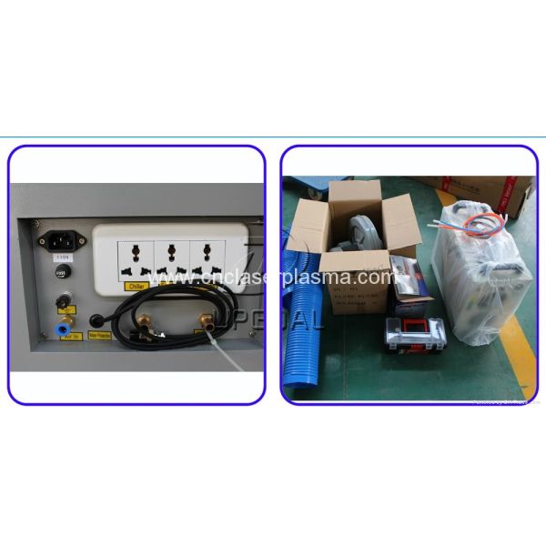 130W 20mm Thickness Acrylic Co2 Laser Cutting Machine with Air Filter