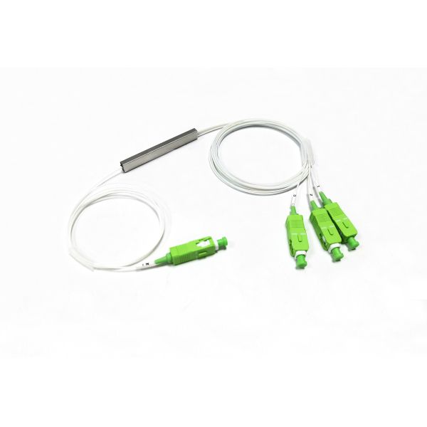 Buy 1x3 Fiber Optical PLC Splitter Singlemode G657A SC APC Connector 1260 - 1650 Nm at wholesale prices
